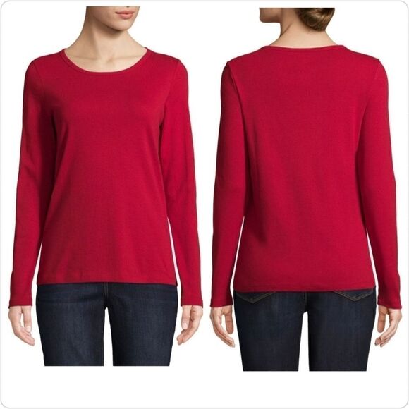 St. John's Bay Tops - St. John's Bay cotton long sleeve tee sz PS